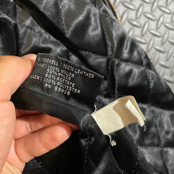 Wilson's Leather Black Quilted Anorak Utility Cargo Jacket‎ Coat Hooded Mens L - Picture 5 of 8